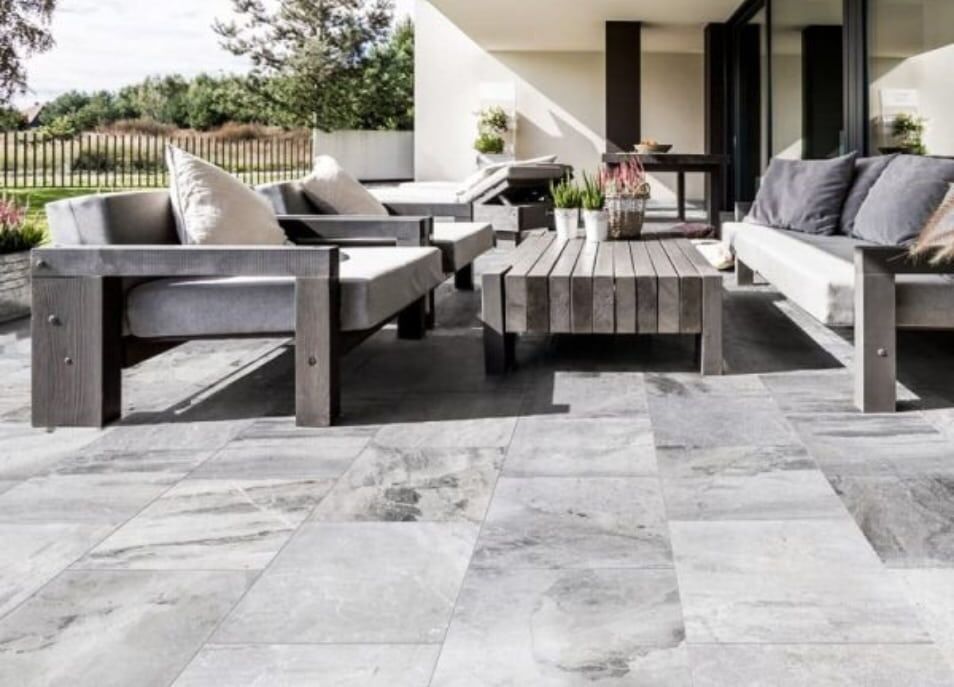 Atlantic Grey Marble Pavers